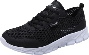 Men Lightweight Breathable Mesh Shoes Running Shoes Mesh Shoes Lace Up Large Size Casual Sneakers Sneaker Shoes Men Mens Dres