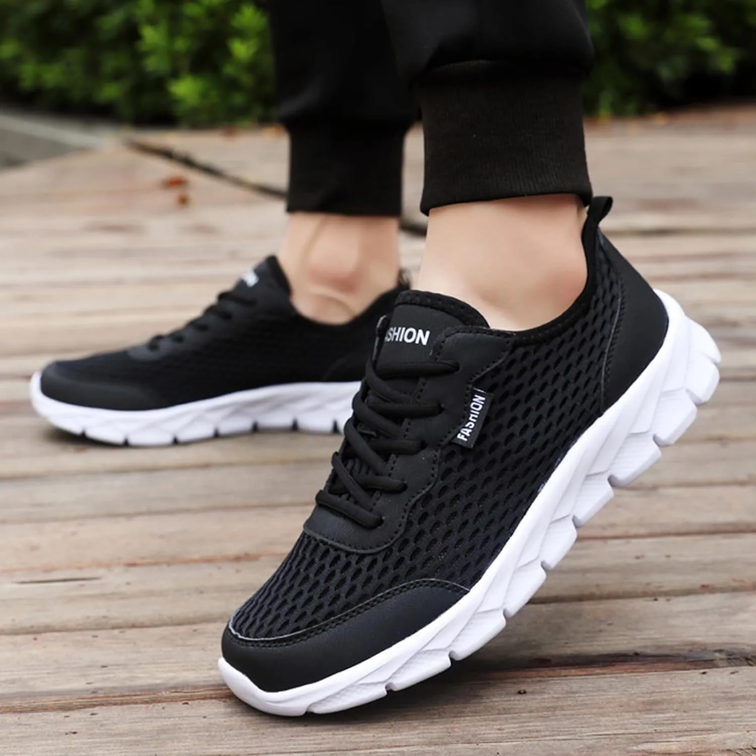 Men Lightweight Breathable Mesh Shoes Running Shoes Mesh Shoes Lace Up Large Size Casual Sneakers Sneaker Shoes Men Mens Dres