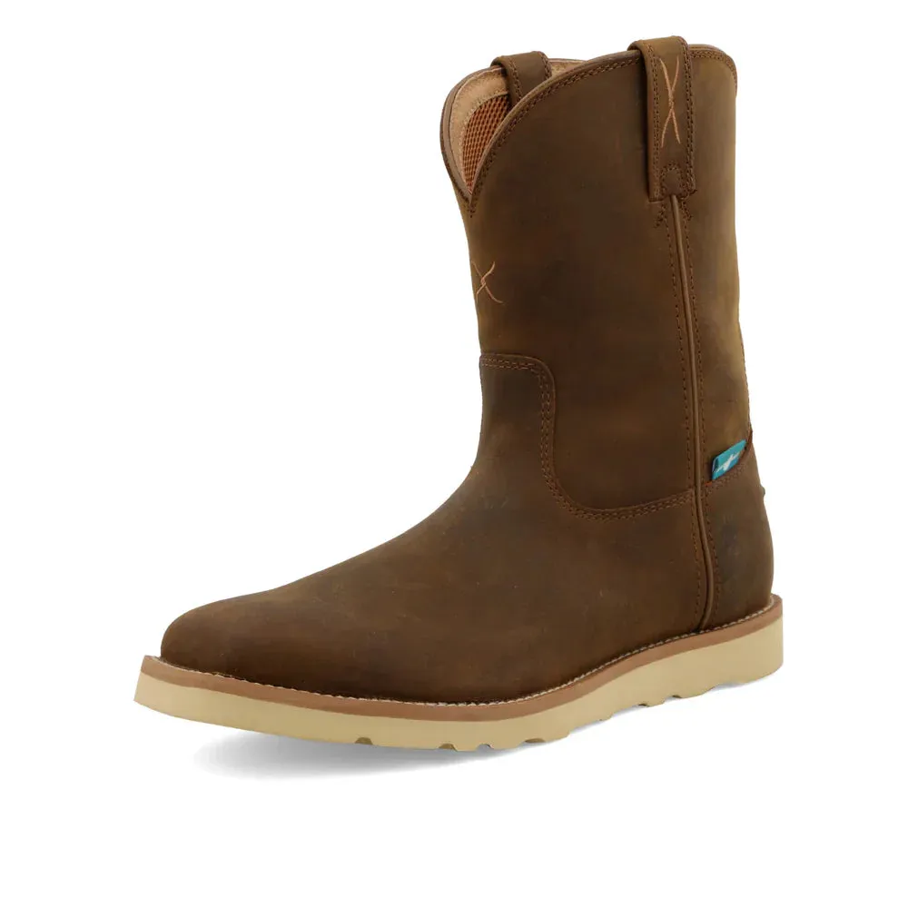 Men's 10" Work Pull On Wedge Sole Boot Style: MCB0001