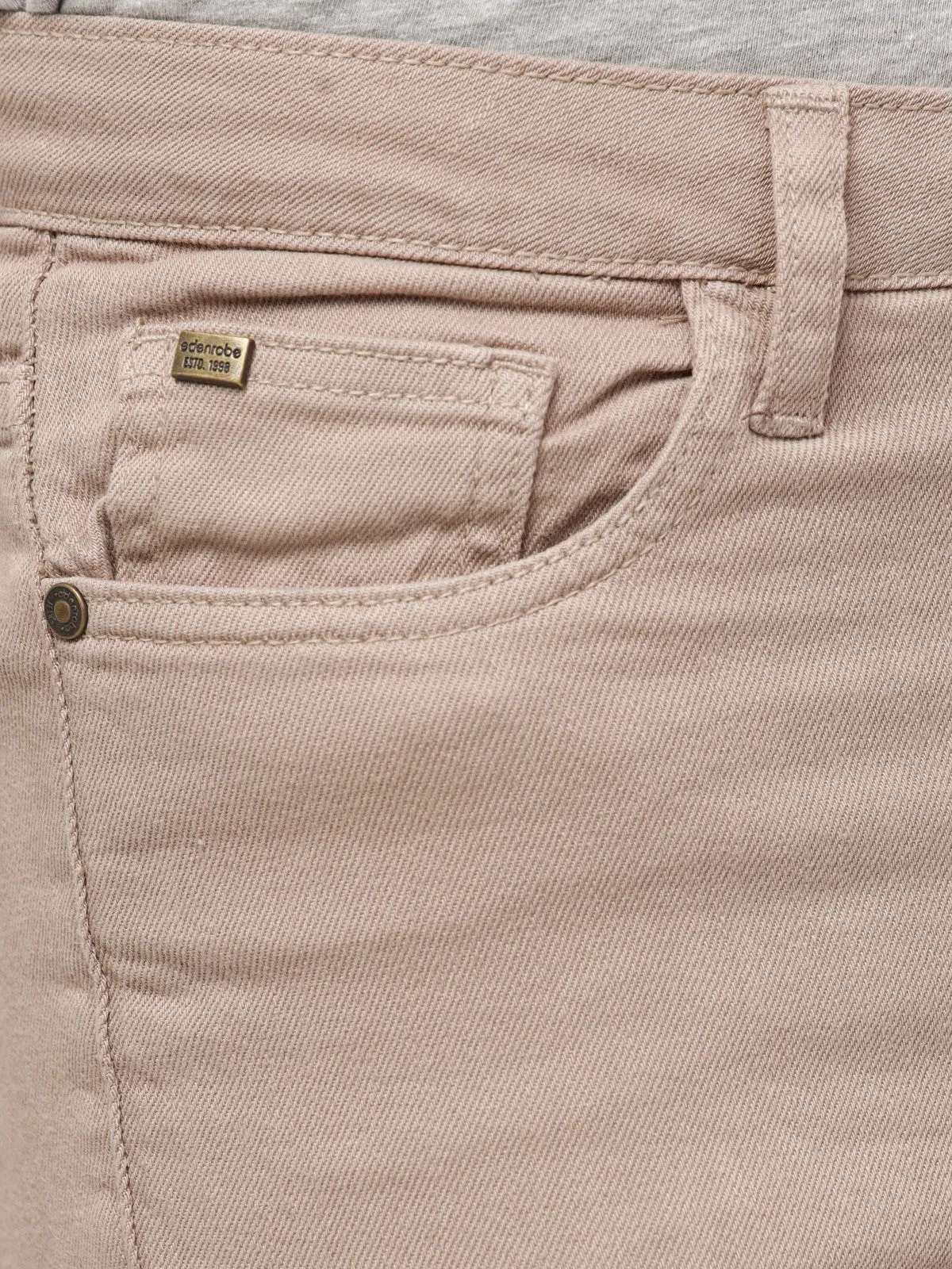 Men's Beige Jeans - EMBPD23-005