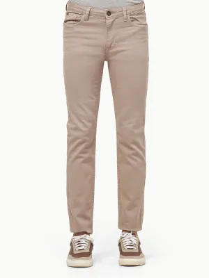 Men's Beige Jeans - EMBPD23-005