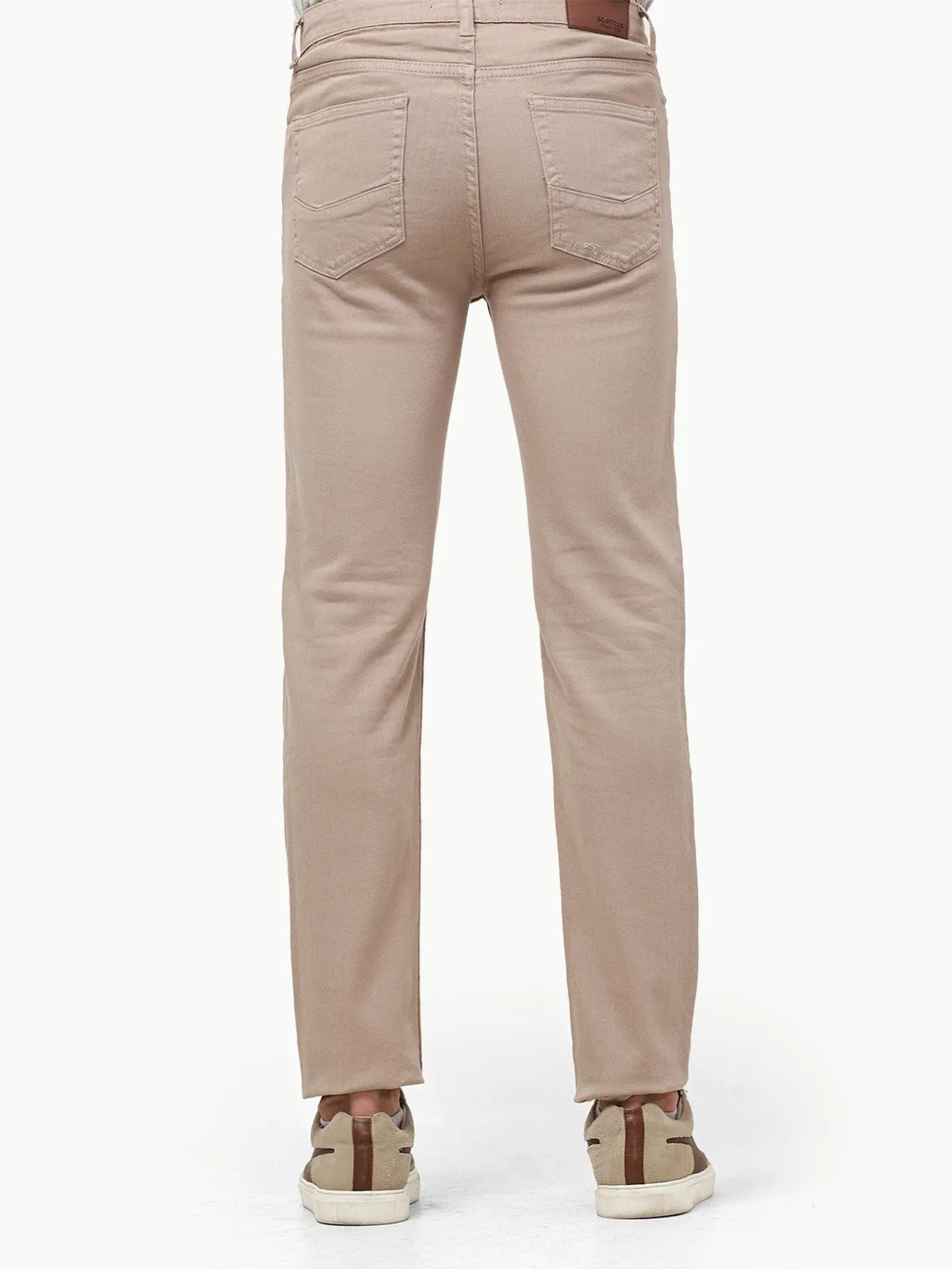 Men's Beige Jeans - EMBPD23-005