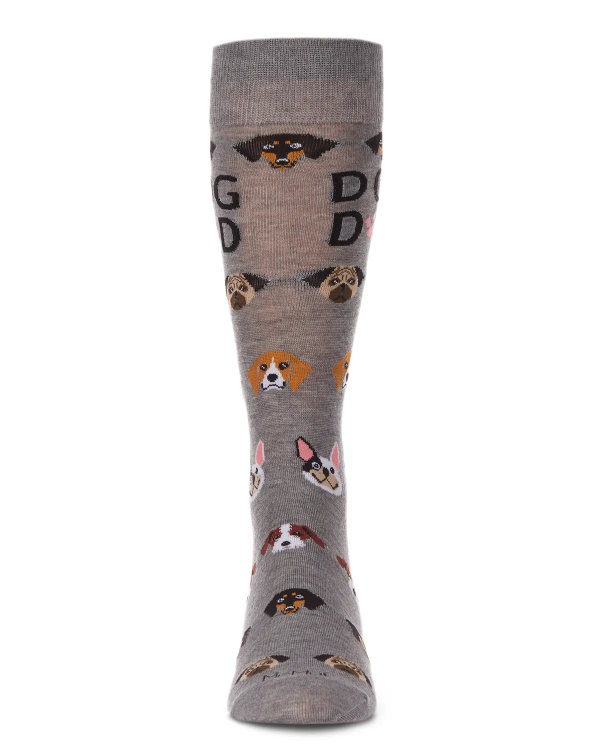 Men's Best Dog Dad Bamboo Blend Novelty Crew Sock