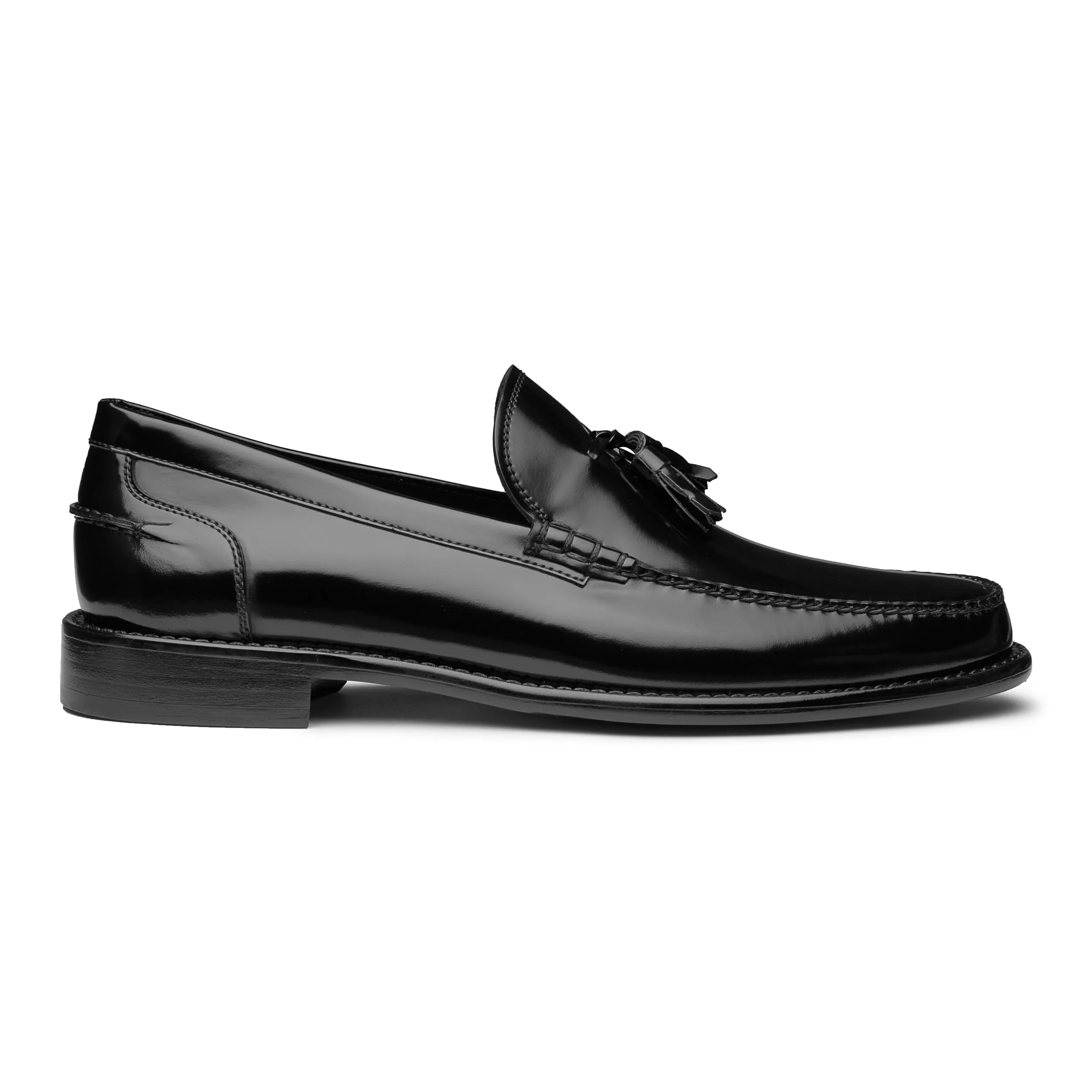 Men´s black tassel loafer