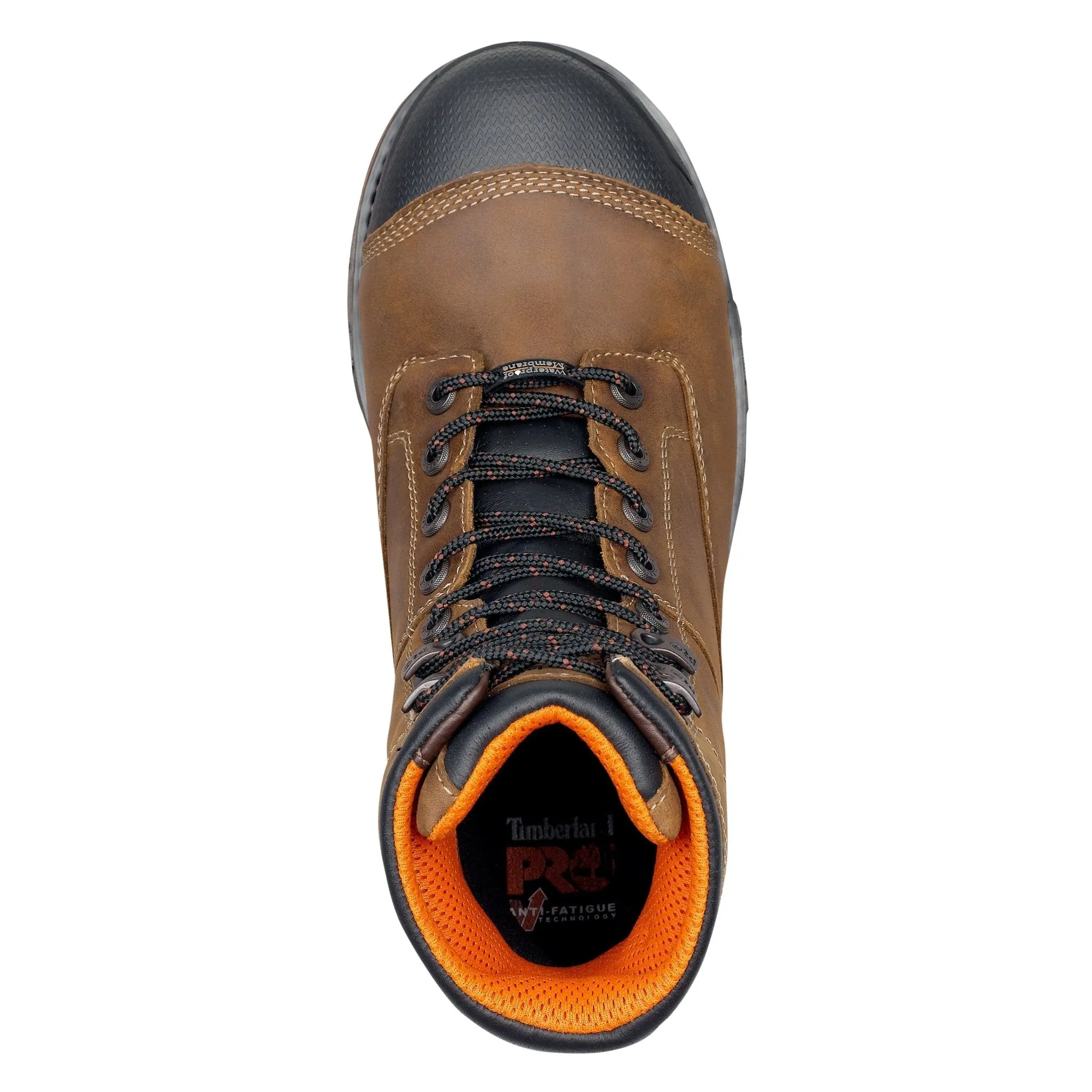 Men's Boondock 8" Composite Toe Waterproof Work Boot - Brown Oiled Distressed
