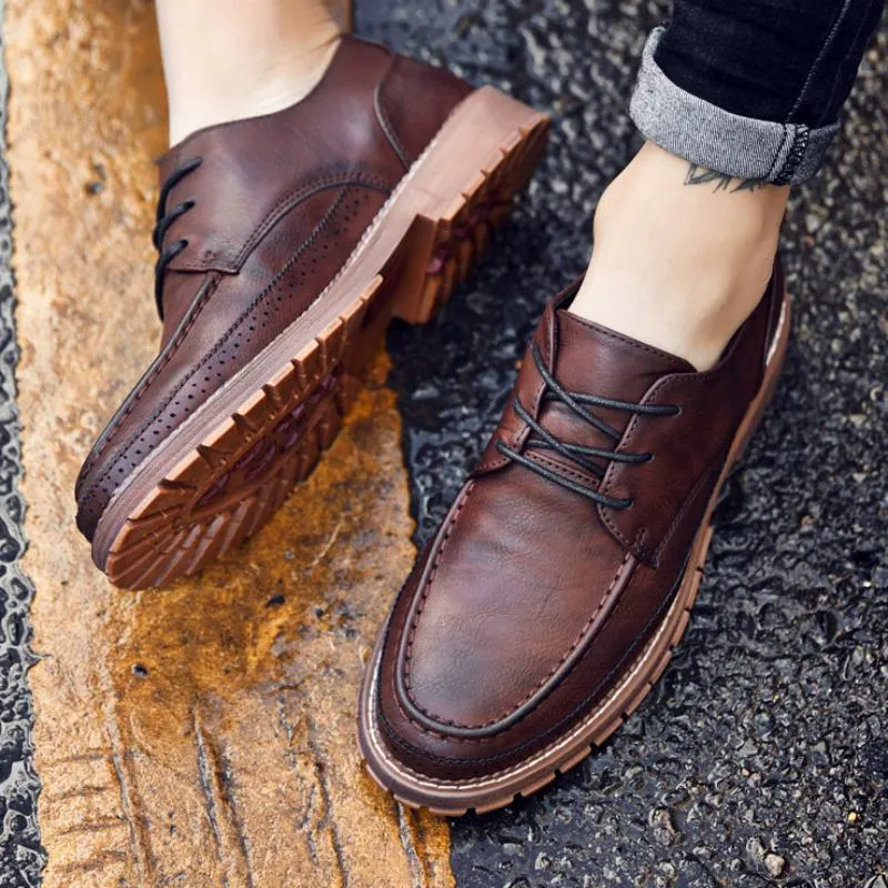 Men's Casual Leather Oxfords
