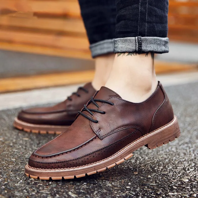 Men's Casual Leather Oxfords