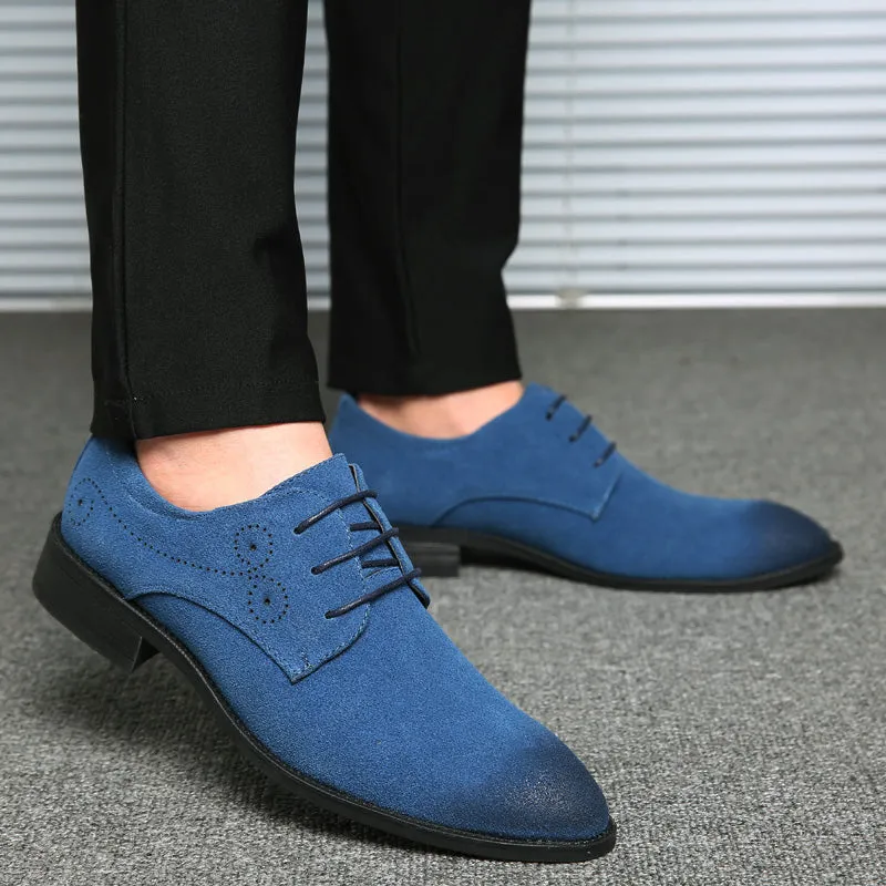Men's Casual Suede Oxfords
