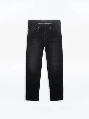 Men's Charcoal Denim Pant - EMBPD24-016