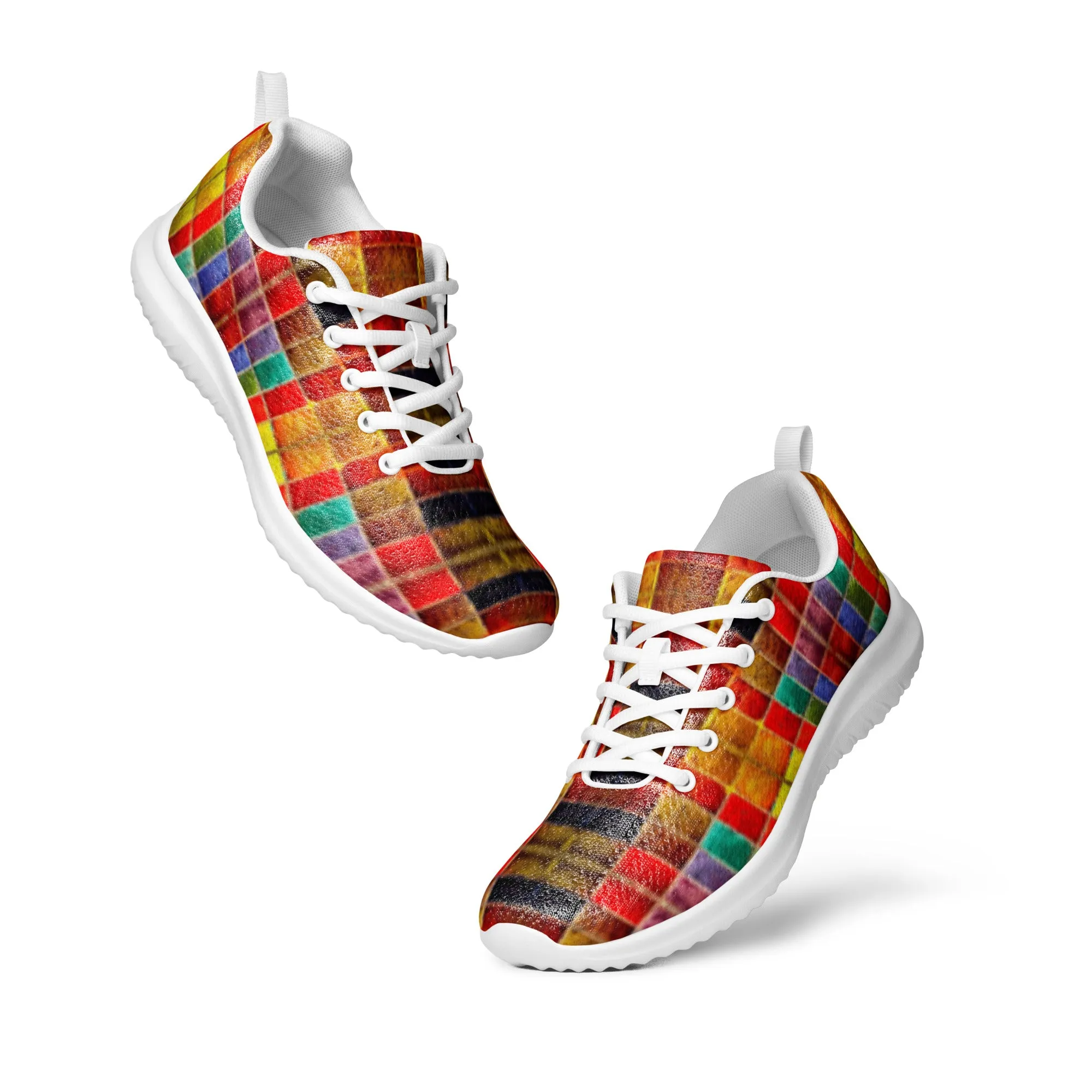 Men’s colorful athletic shoes - Gouldian Finch