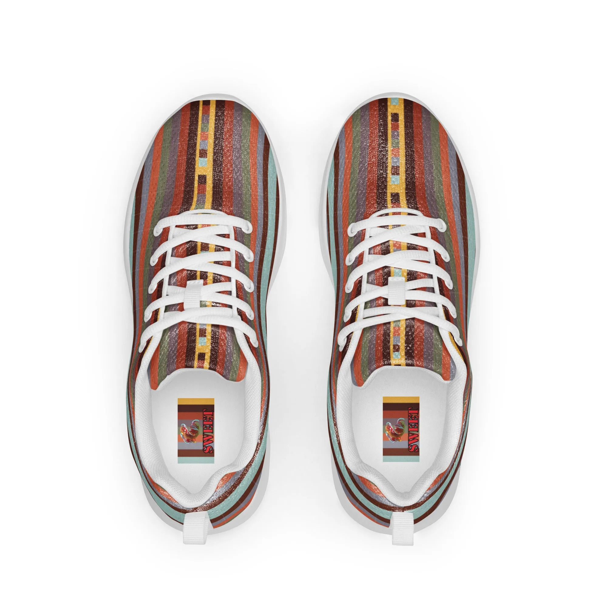 Men’s colorful athletic shoes- The Spanish Dancer