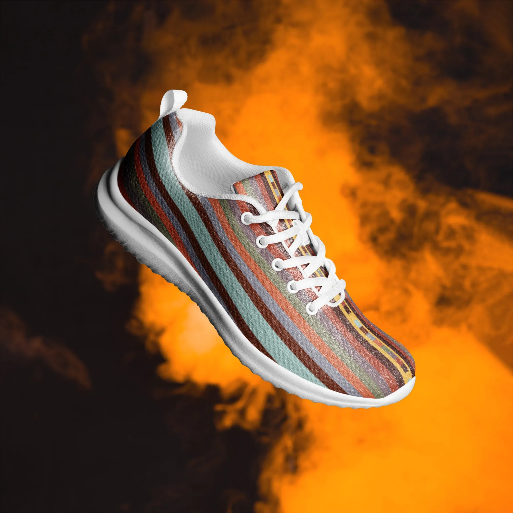 Men’s colorful athletic shoes- The Spanish Dancer