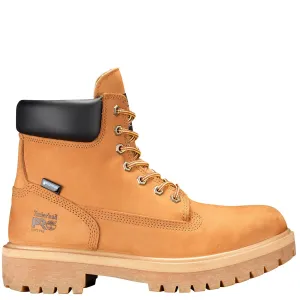 Men's Direct Attach 6" Waterproof Soft Toe Work Boot - Wheat Nubuck