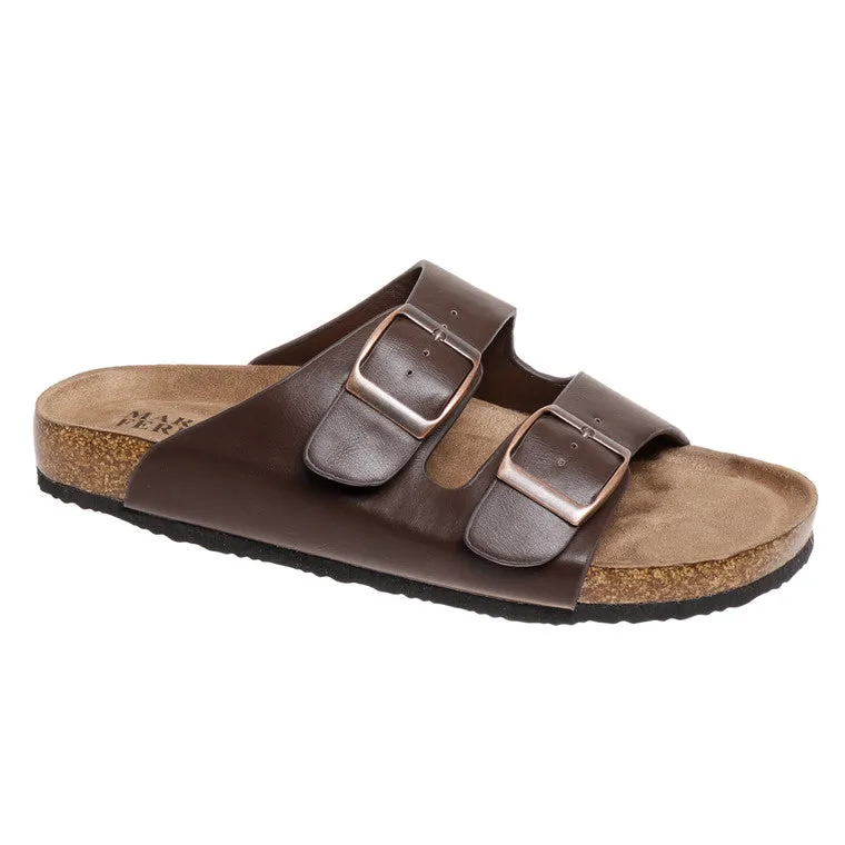 Men's Double Buckle Slide Sandal Bona-2