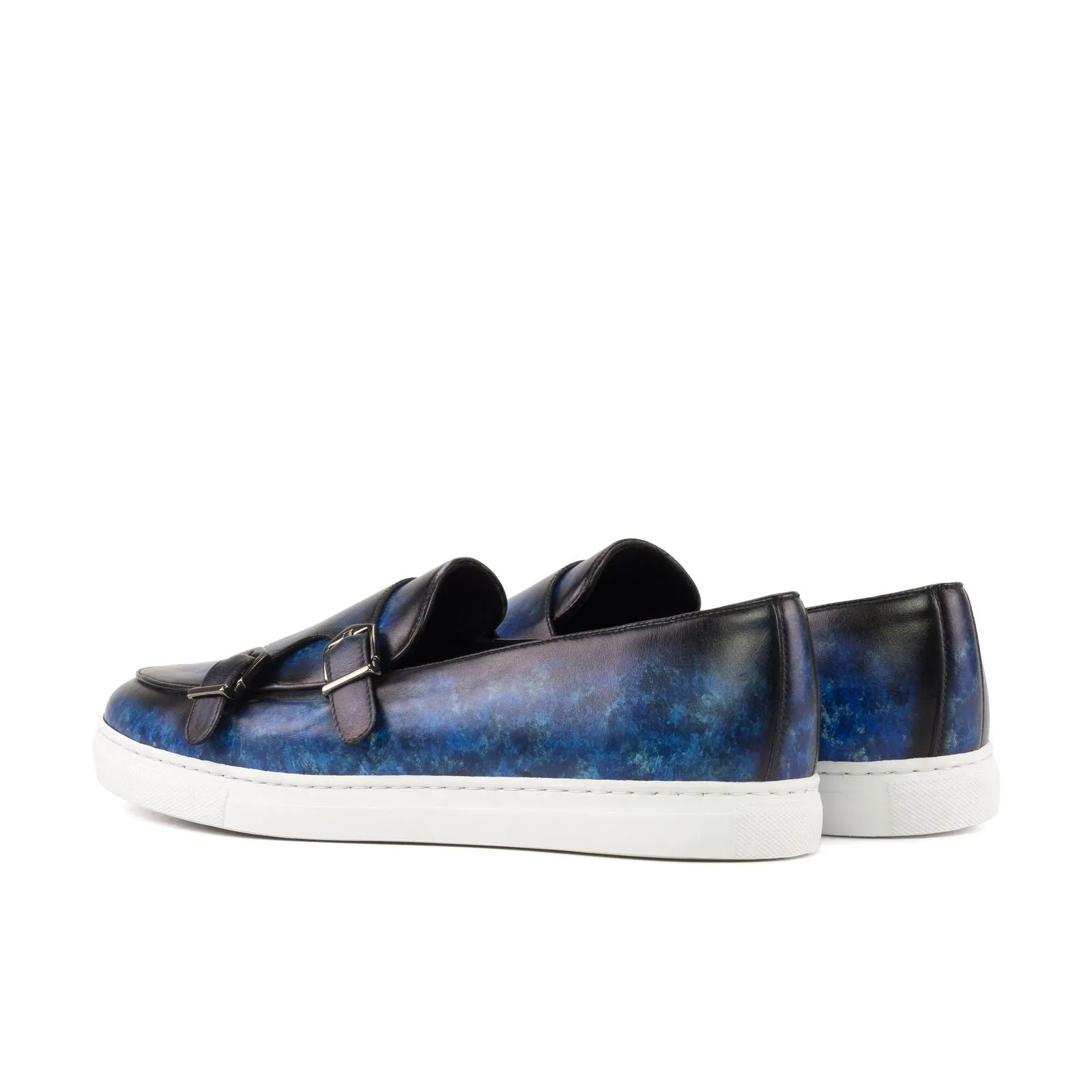 Men's Double Monk Sneakers Patina Wide 5622