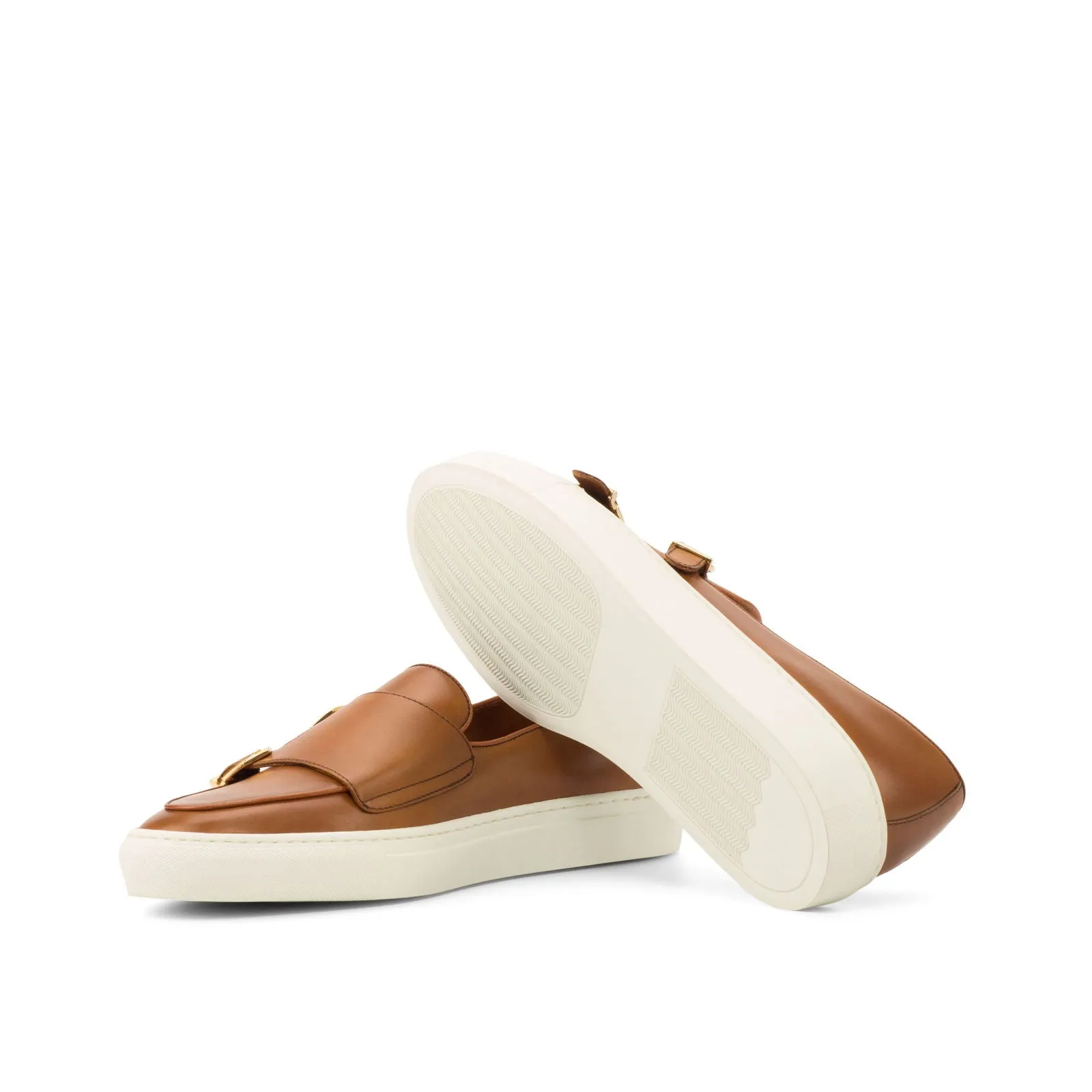 Men's Double Monk Sneakers Wide Plus Size 3738