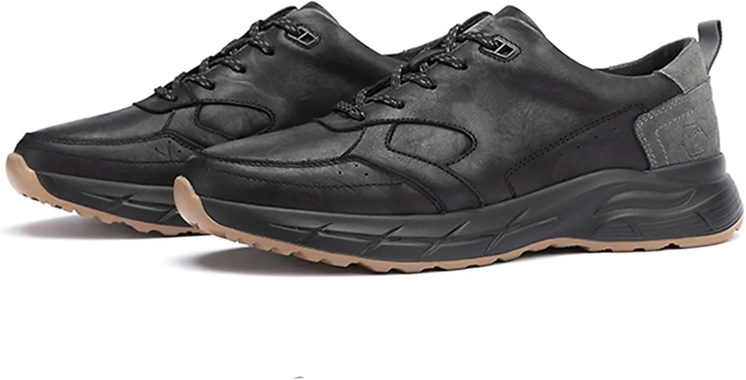 Men's Fashion Hundred Casual Shoes Men's Oxford Shoes Outdoor Walking Sports Casual Shoes Lightweight Comfortable Business Office Shoes Non-Slip Wear-Resistant Work Shoes