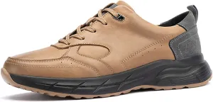 Men's Fashion Hundred Casual Shoes Men's Oxford Shoes Outdoor Walking Sports Casual Shoes Lightweight Comfortable Business Office Shoes Non-Slip Wear-Resistant Work Shoes