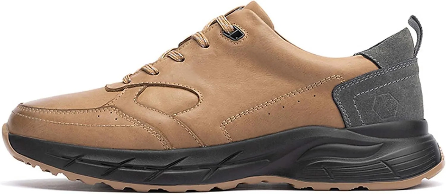 Men's Fashion Hundred Casual Shoes Men's Oxford Shoes Outdoor Walking Sports Casual Shoes Lightweight Comfortable Business Office Shoes Non-Slip Wear-Resistant Work Shoes