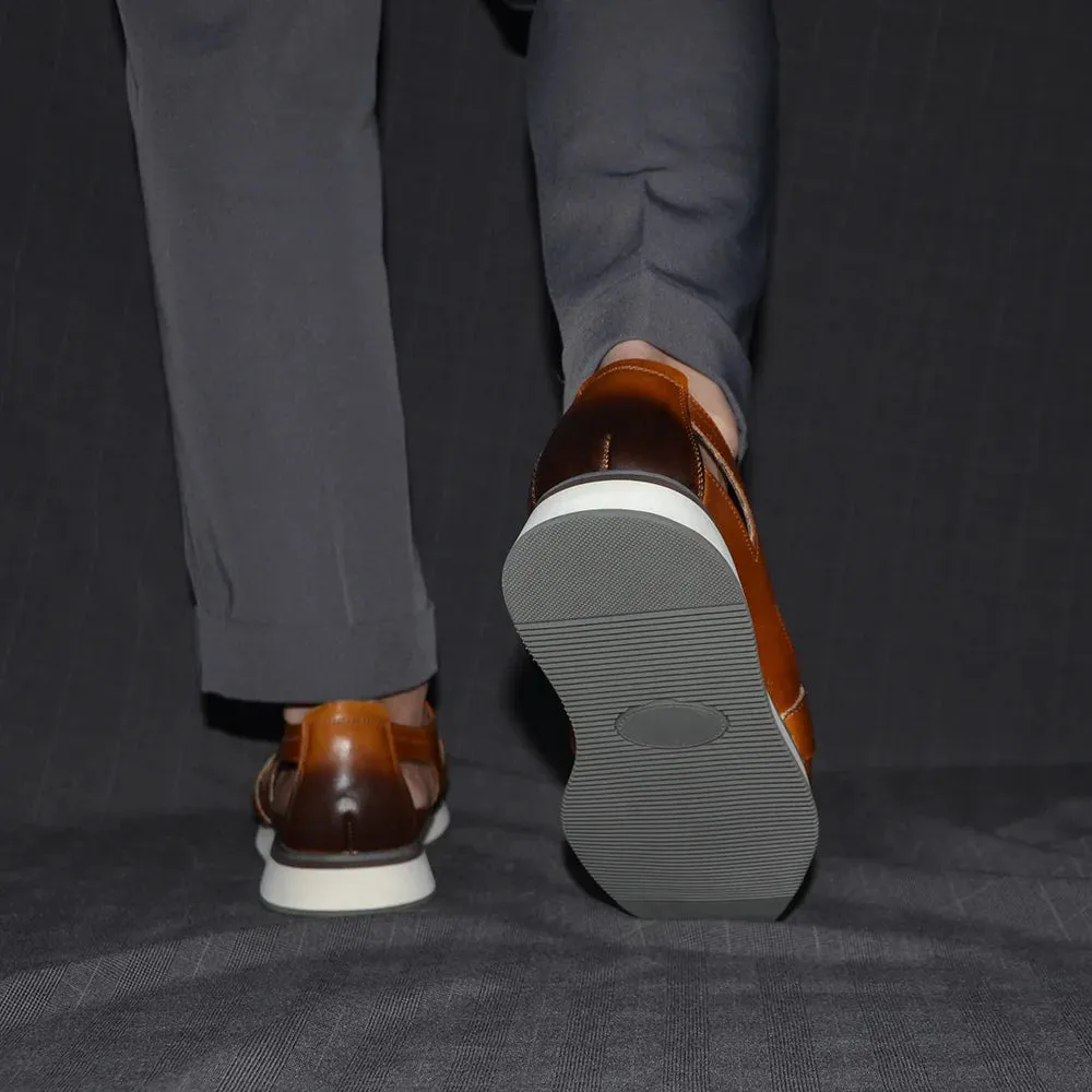 Men's Genuine Cow Leather Sandals Shoes
