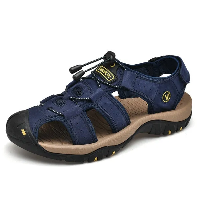 Men's Genuine Leather Summer Sandals