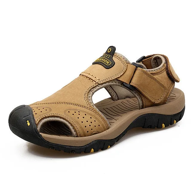 Men's Genuine Leather Summer Sandals
