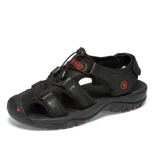 Men's Genuine Leather Summer Sandals