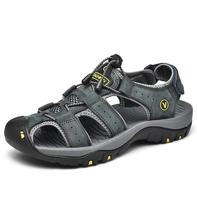 Men's Genuine Leather Summer Sandals