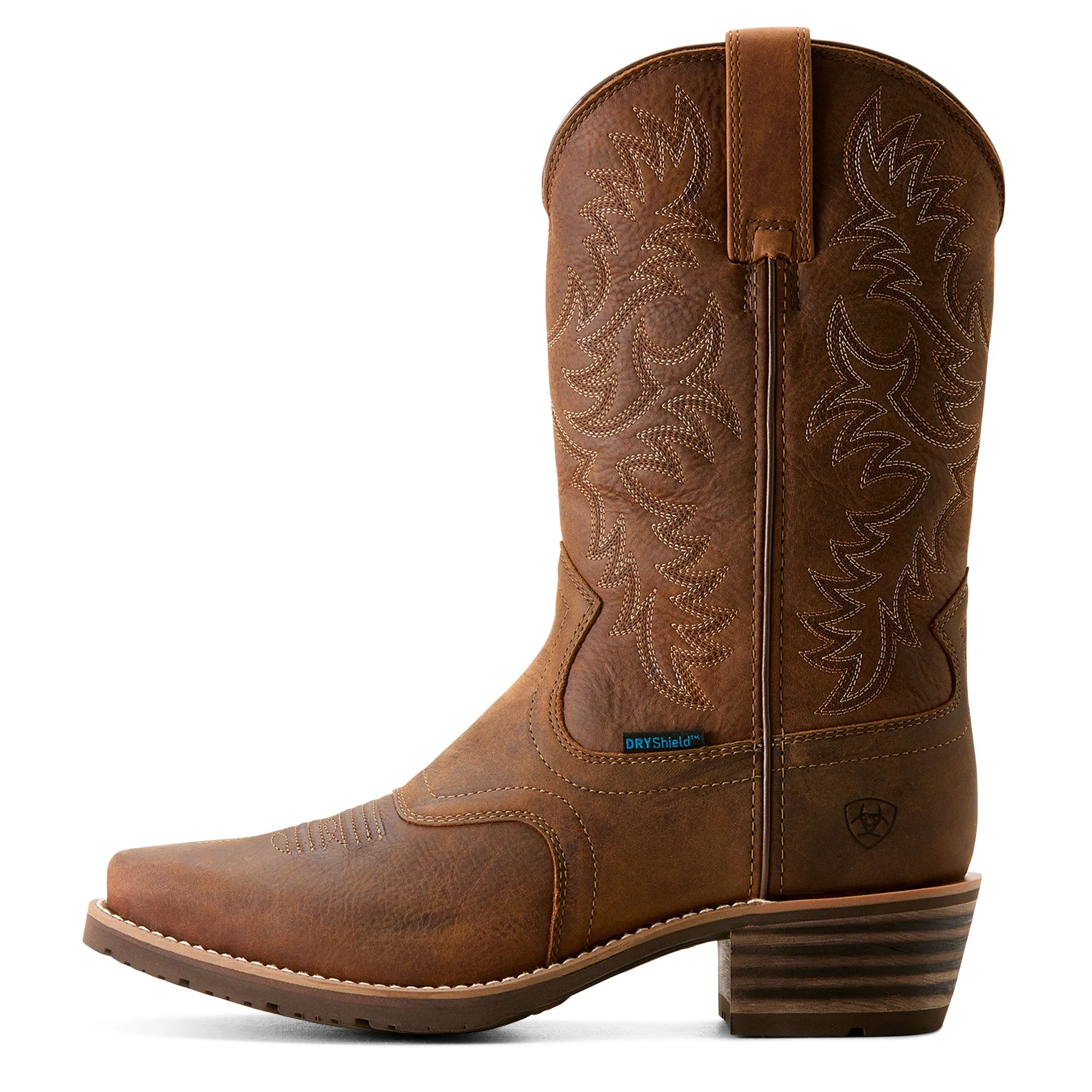 Men's Hybrid Roughstock Square Toe H2O Cowboy Boot by Ariat 10053577