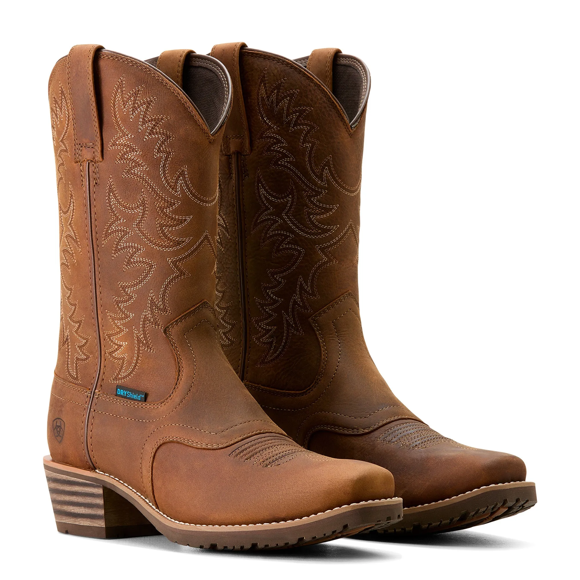Men's Hybrid Roughstock Square Toe H2O Cowboy Boot by Ariat 10053577