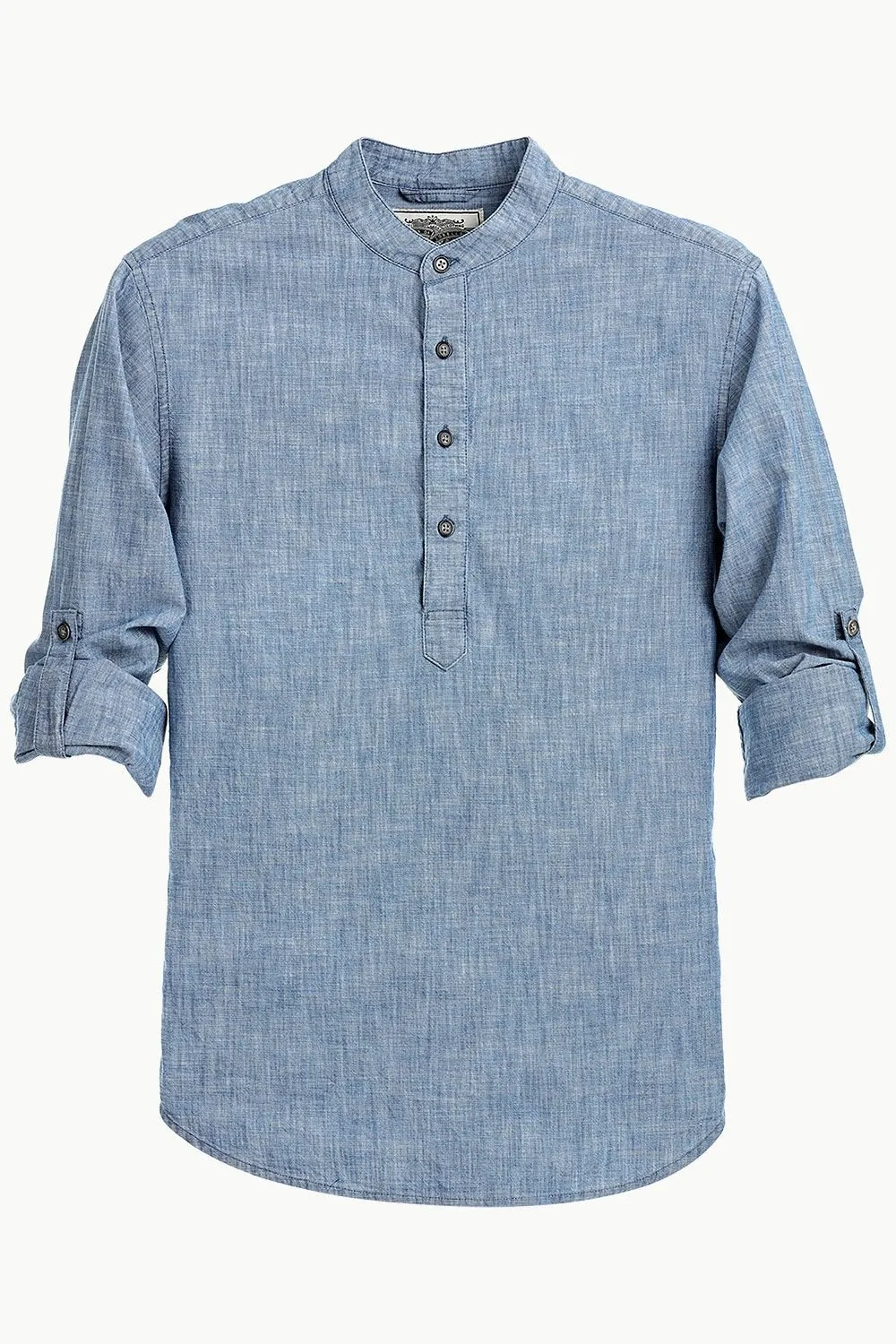 Men's Indigo Denim Short Kurta