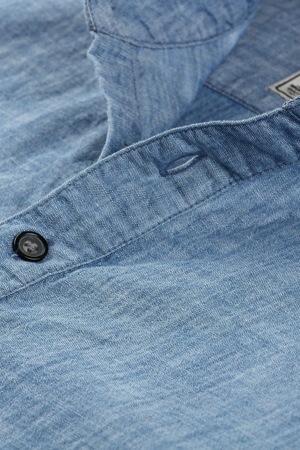 Men's Indigo Denim Short Kurta