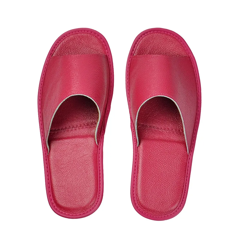 Men's Indoor Genuine Leather Slipper Sandals