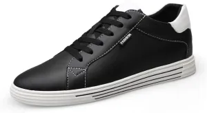Mens Invisible Height Increasing Business Casual Shoes, Lightweight Breathable Elevator Sneakers Non Slip Walking Trainers