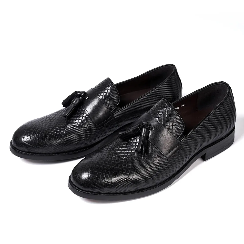 Men's Italian Style Genuine Leather Handmade Dress Loafers Shoes