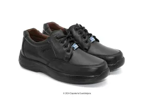 MEN'S KITCHEN RESTAURANT NON-SLIP BLACK LEATHER WORK BOOT FORTAL FCCP2