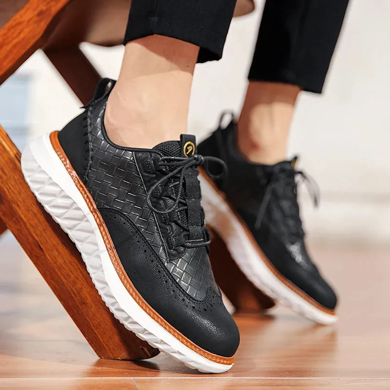 Men's Mesh Lightweight Breathable Soft Sole Sneakers