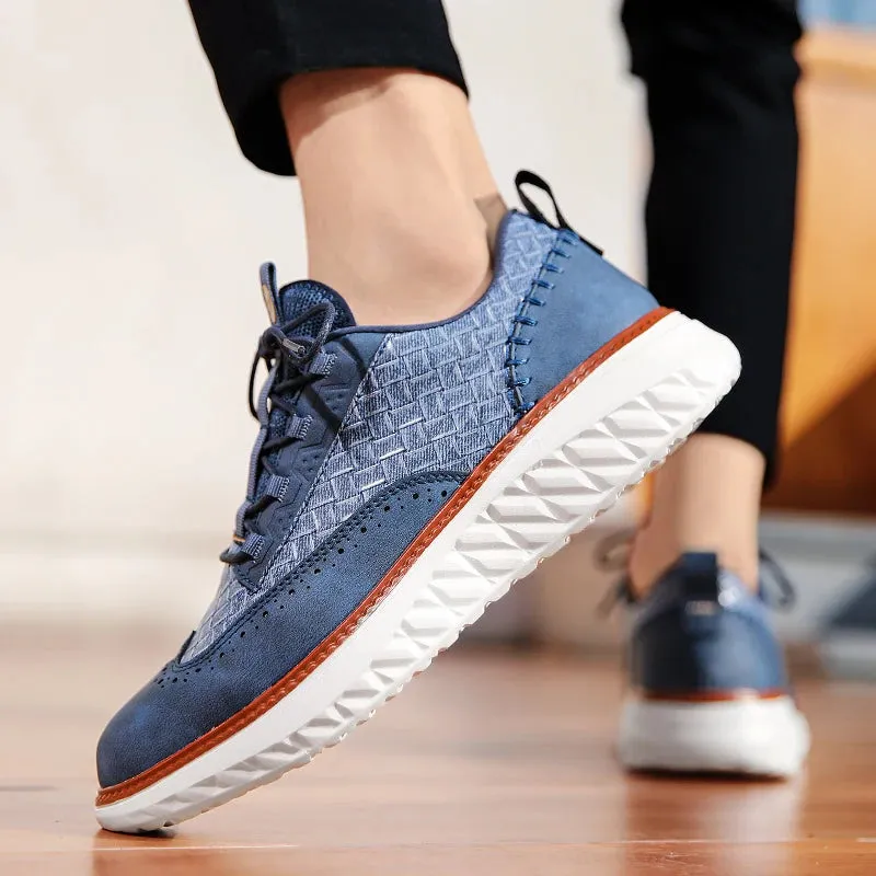 Men's Mesh Lightweight Breathable Soft Sole Sneakers