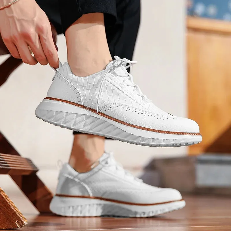 Men's Mesh Lightweight Breathable Soft Sole Sneakers