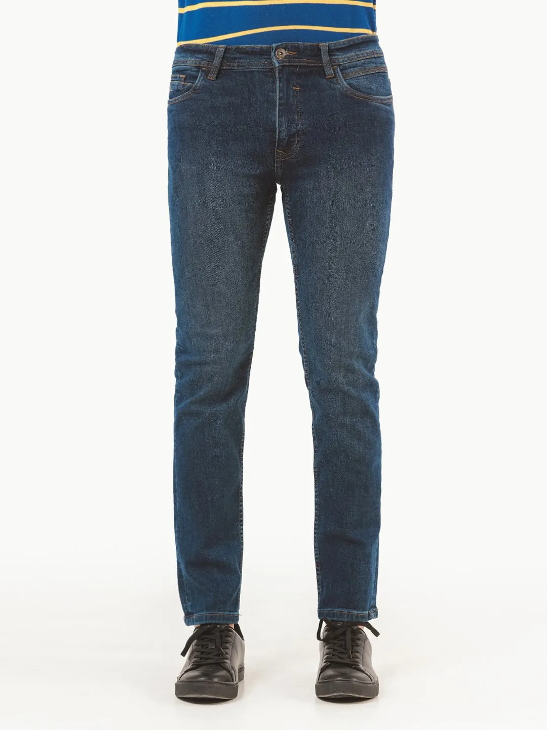 Men's Mid Blue Jeans - EMBPD22-002