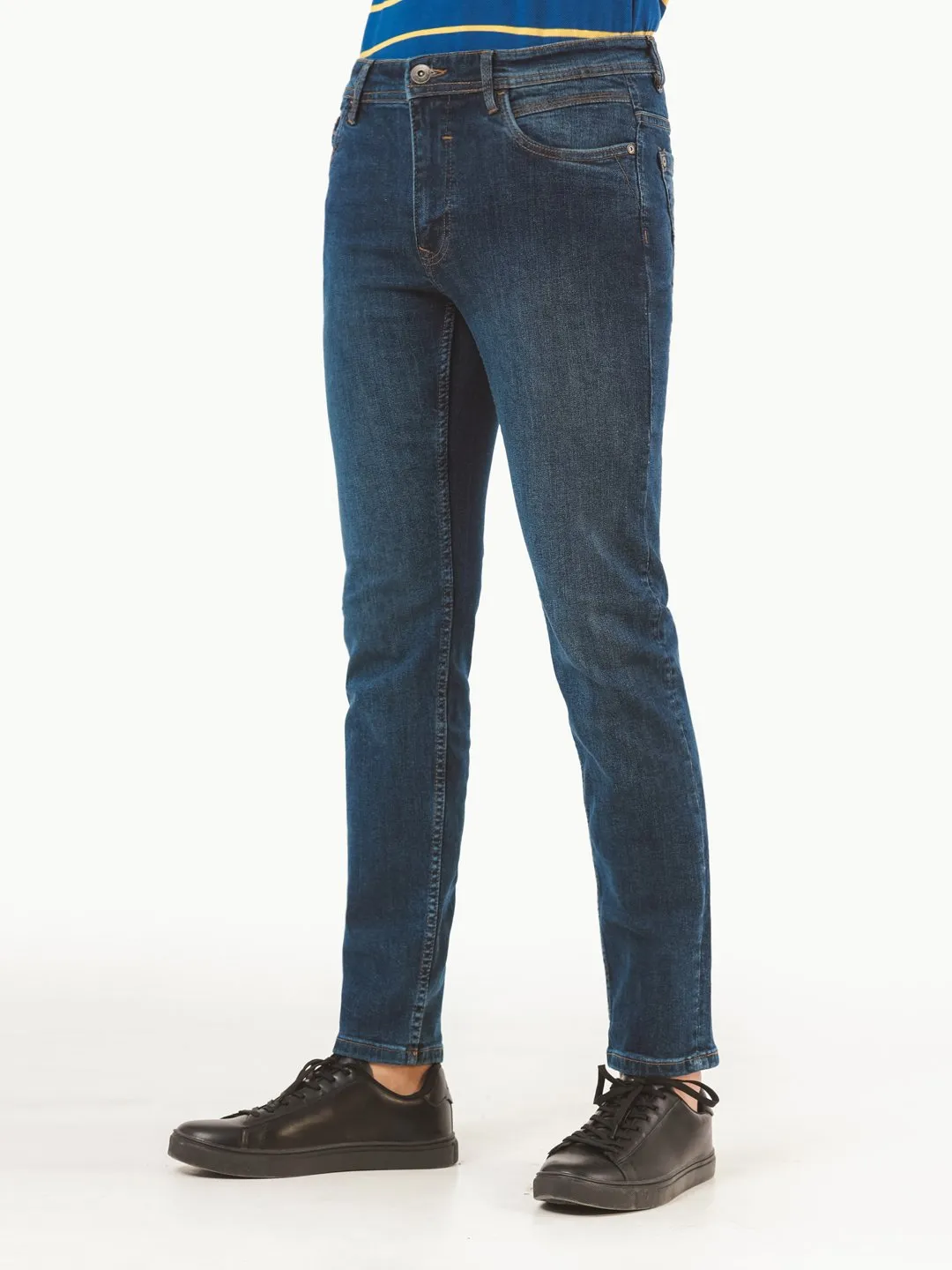 Men's Mid Blue Jeans - EMBPD22-002