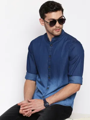 Men's Noah Shirt (Darkblue ombre)