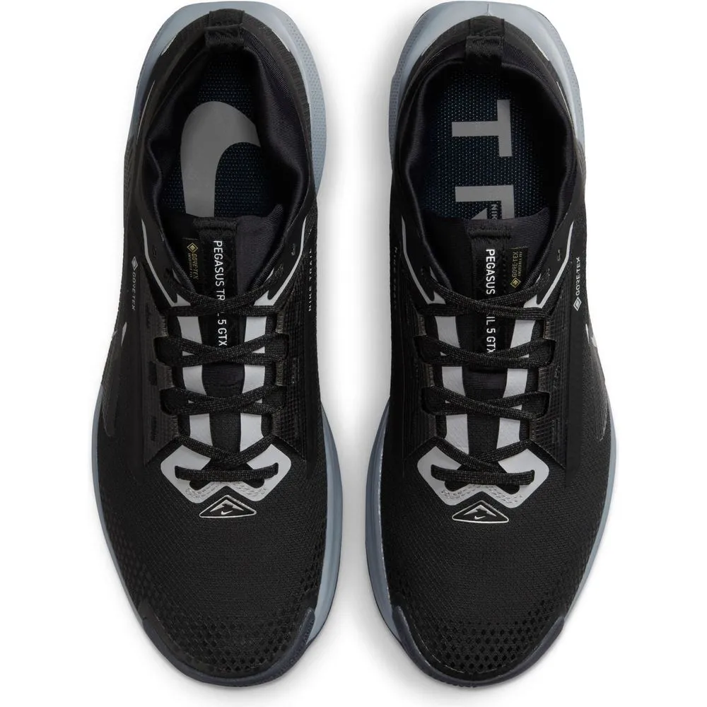 Mens React Pegasus Trail 5 GORE-TEX - Black/Wolf Grey/Anthracite