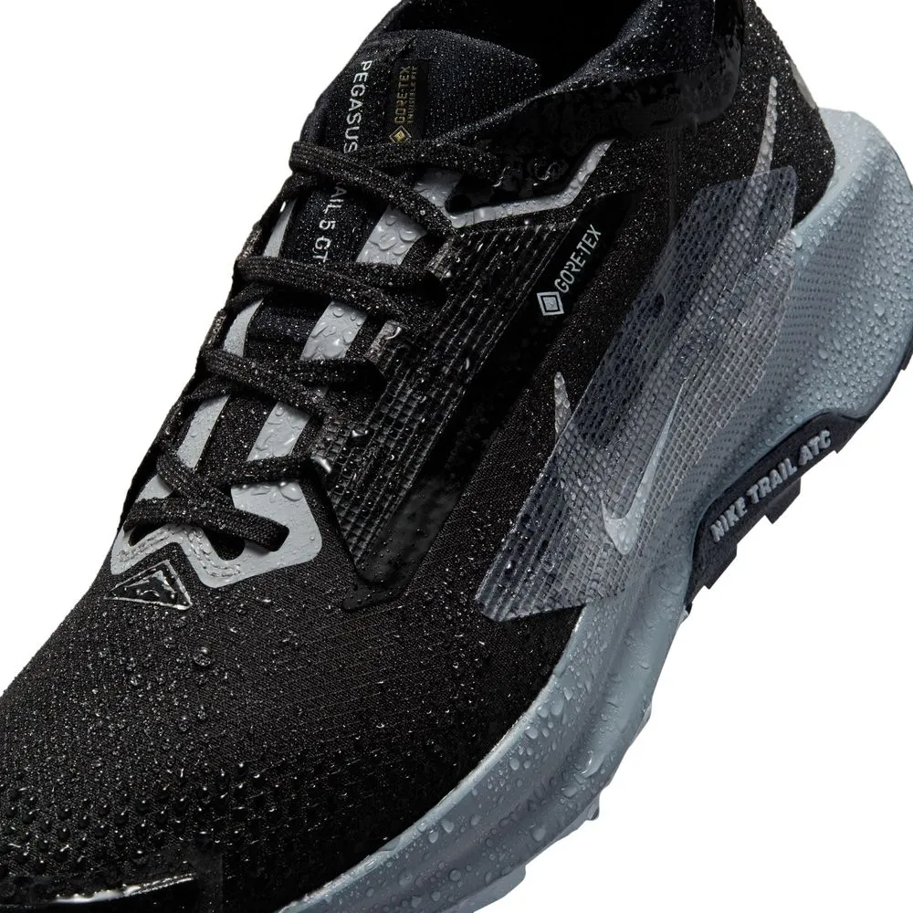 Mens React Pegasus Trail 5 GORE-TEX - Black/Wolf Grey/Anthracite