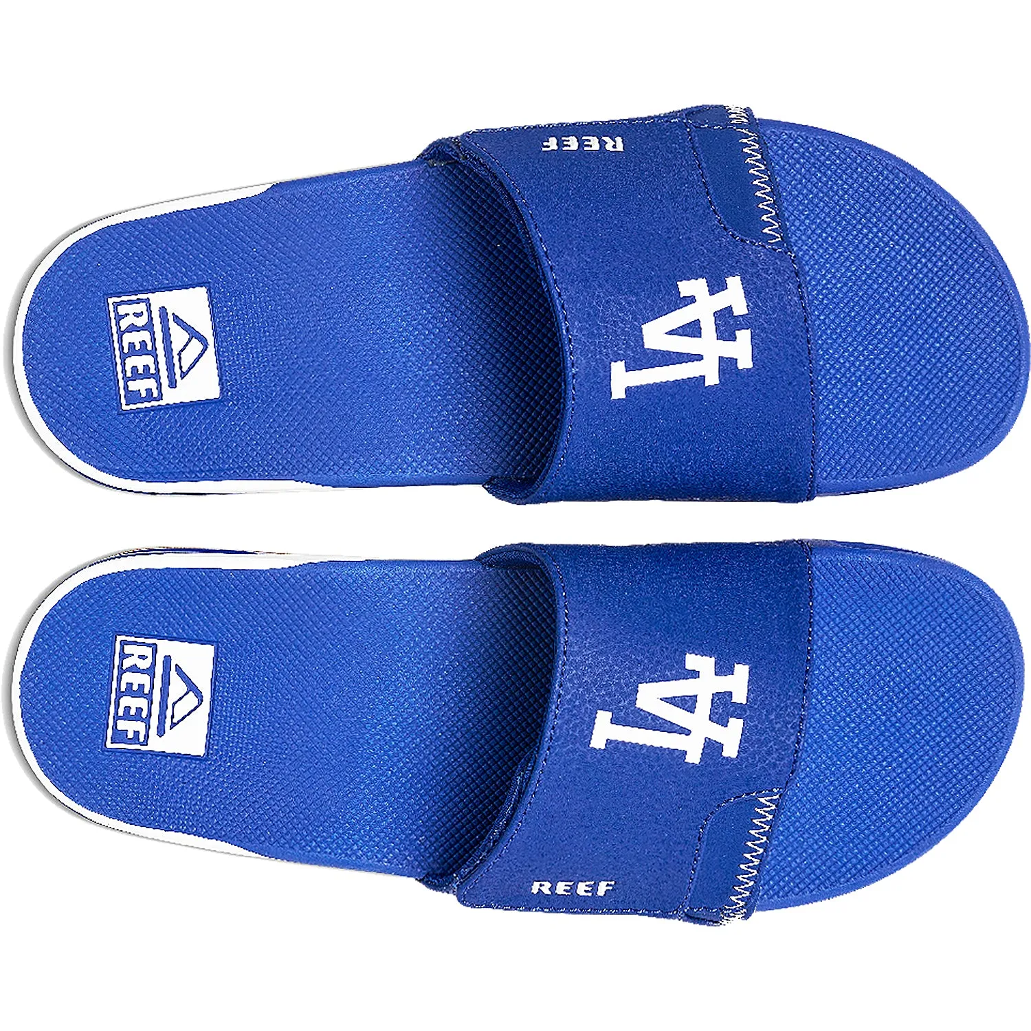 Men's Reef Fanning Slide X MLB Dodgers Blue Synthetic