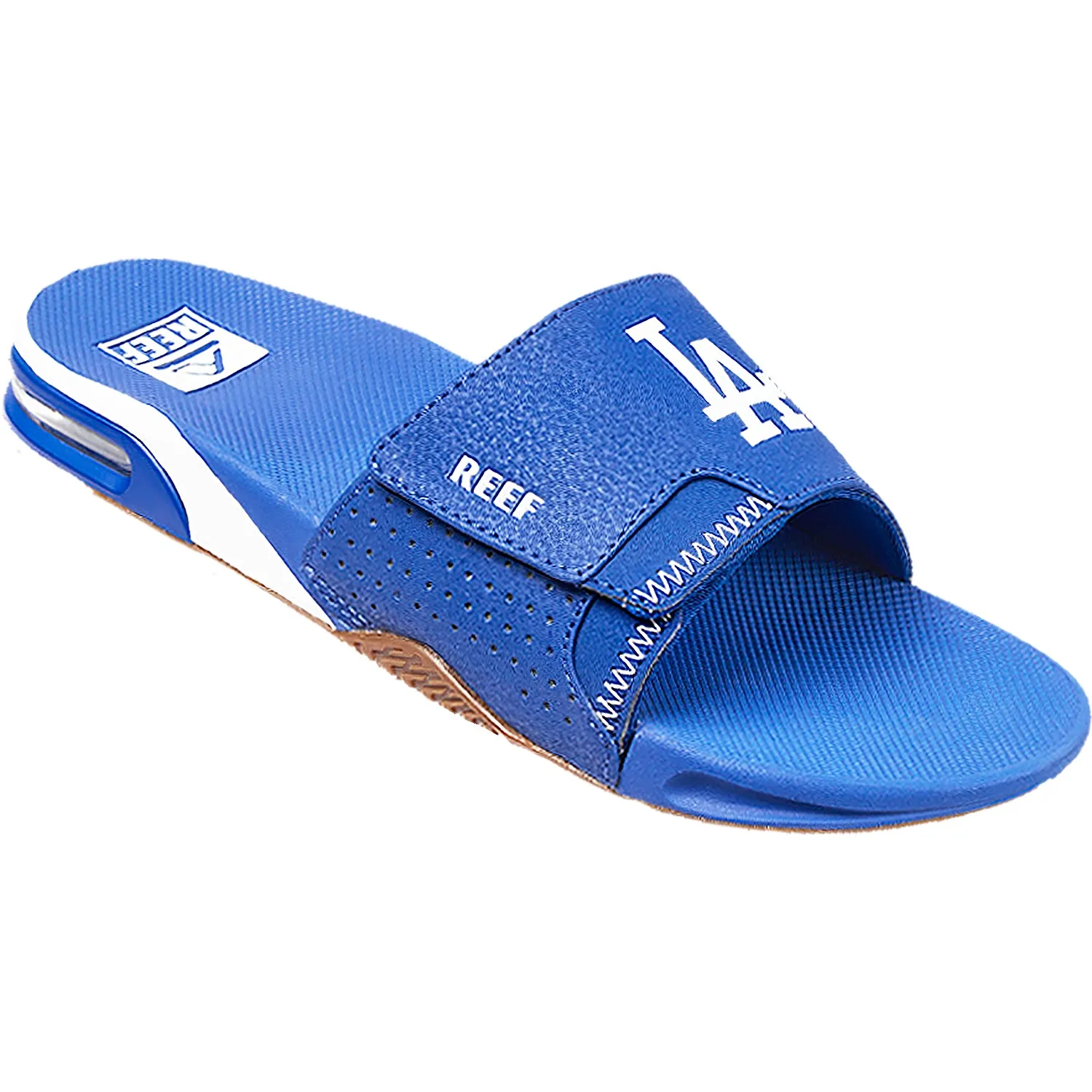 Men's Reef Fanning Slide X MLB Dodgers Blue Synthetic