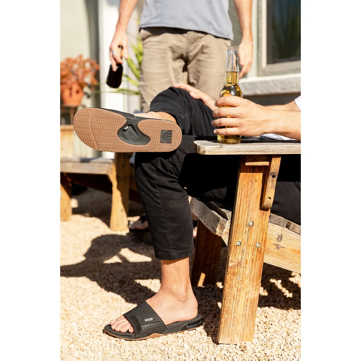 Men's Reef Fanning Slide X MLB Dodgers Blue Synthetic