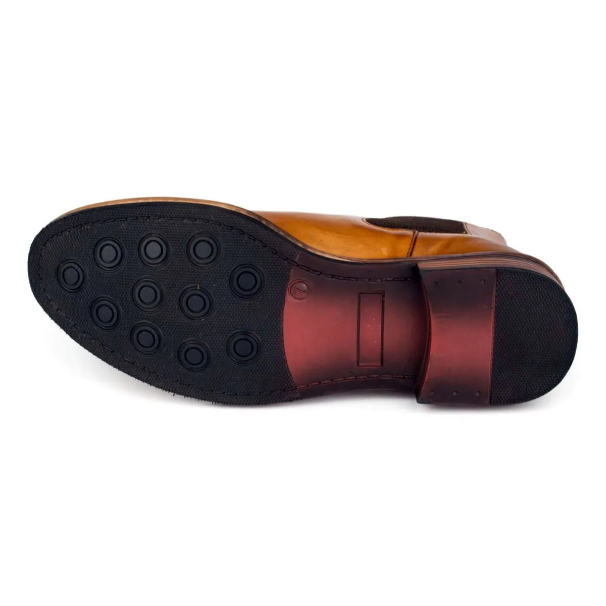 Mens Slip On Chelsea Boot in Tan