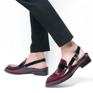 Men's Summer Genuine Leather Sandals With Closed Toe