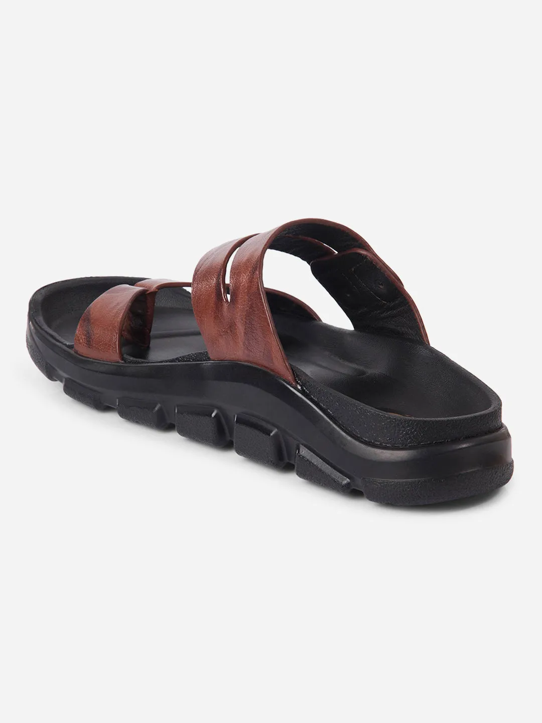 Men's Tan Strap Sandals (ID4273)